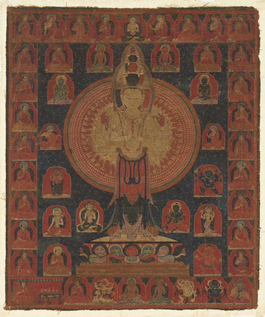 Avalokiteshvara Thangka – Tibetan Buddhist Art