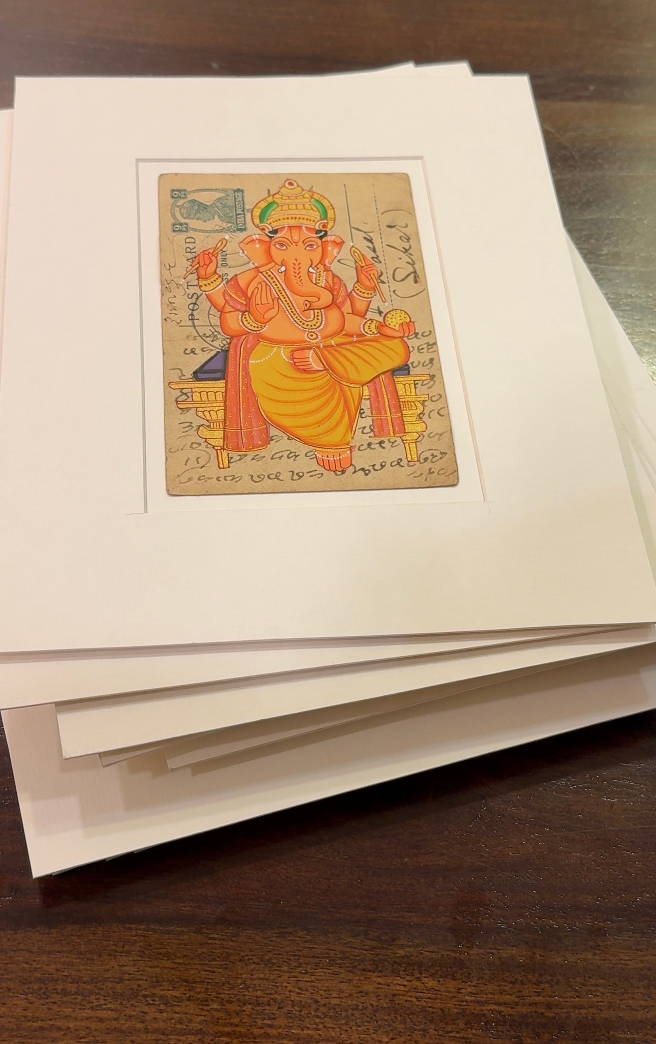 Sitting Ganesha Postcard - Nakhrro