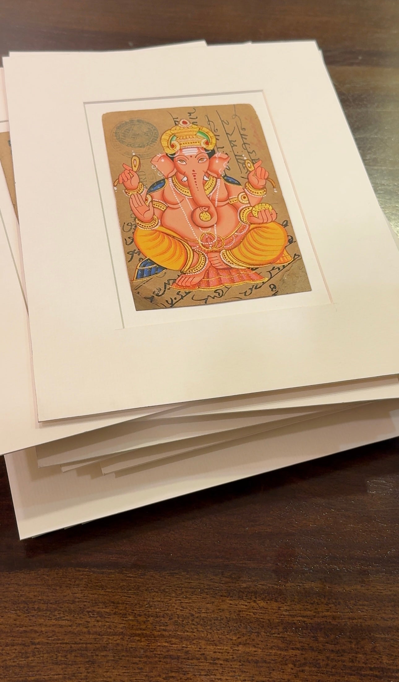 Ganesha With Laddu Postcard - Nakhrro