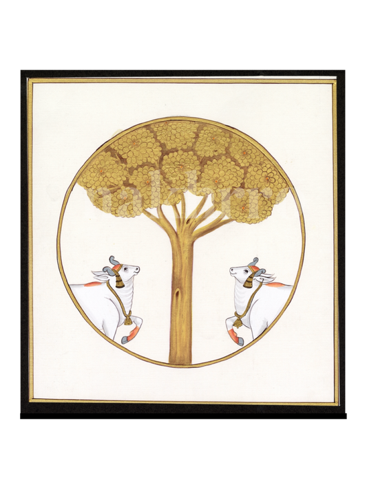 Kamdhenu Around Tree Of Life