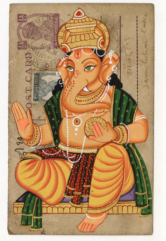 Ganesha Aashirwad Postcard - Nakhrro