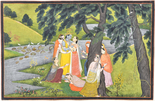 Krishna Around Gopis