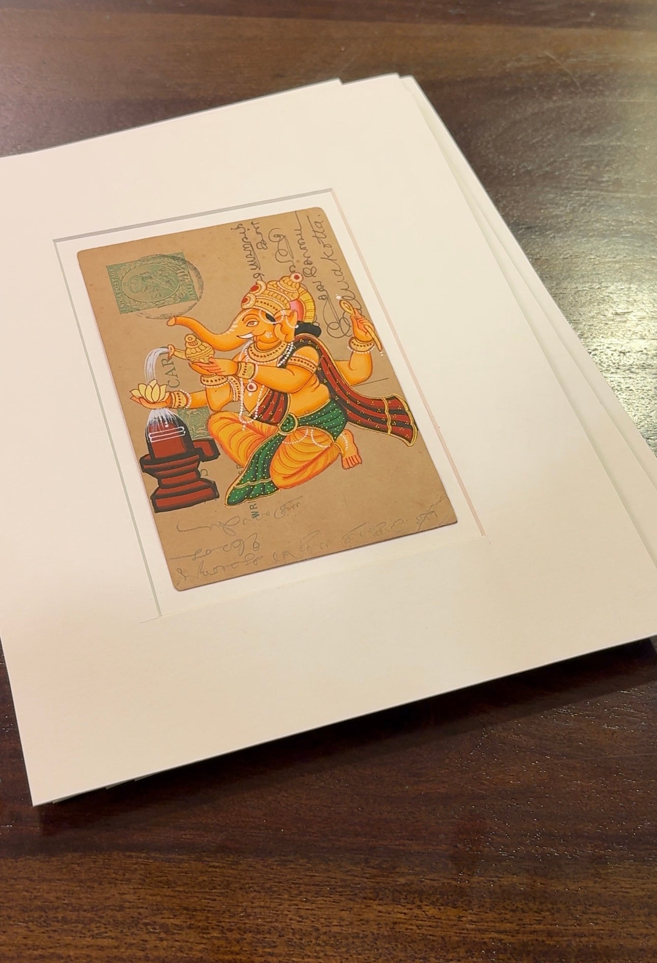 Ganesha With Shiv Postcard - Nakhrro