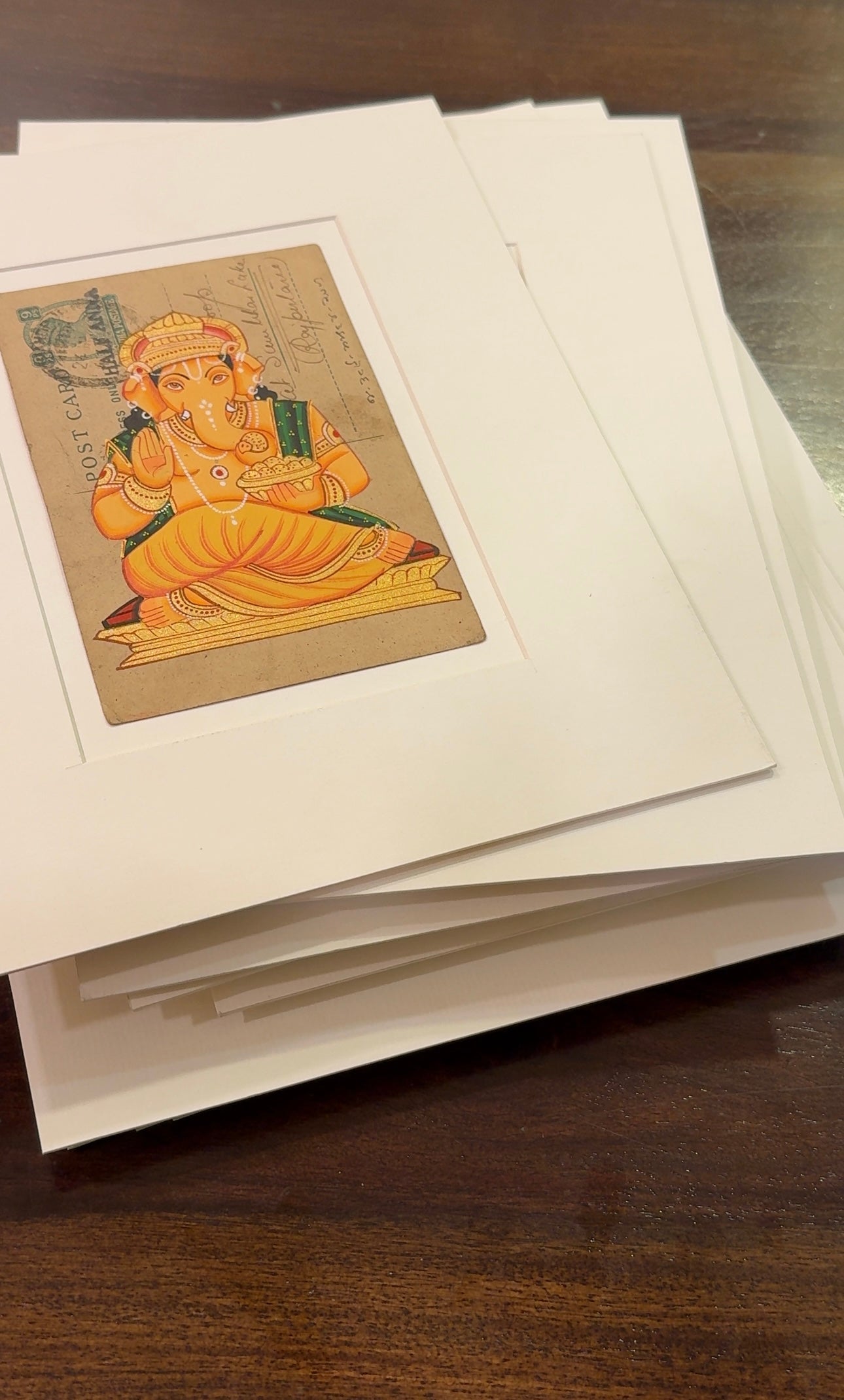 Ganesha Giving Blessings Postcard - Nakhrro