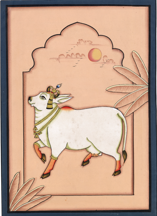 Palacial Peach Kamdhenu Cow - Nakhrro