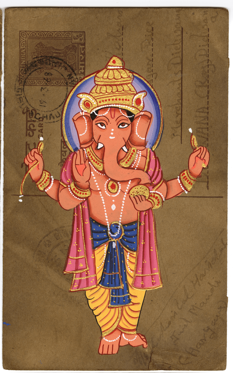 Standing Ganesha Postcard