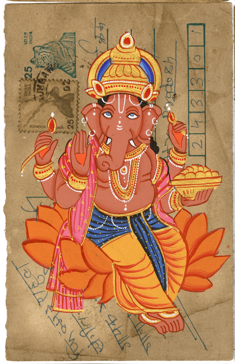 Maha Ganesha Postcard