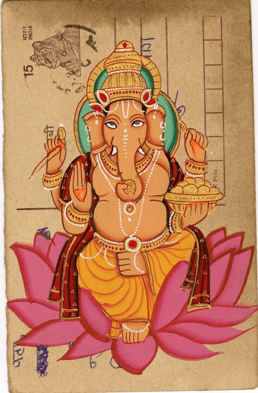 MahaGanesha Diwali Ganesha Postcard