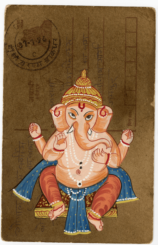 Sitting Ganesha Postcard
