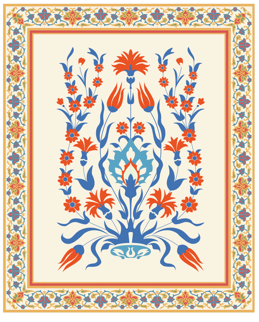 Turkish Floral Pattern Print